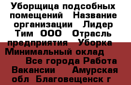 Уборщица подсобных помещений › Название организации ­ Лидер Тим, ООО › Отрасль предприятия ­ Уборка › Минимальный оклад ­ 27 500 - Все города Работа » Вакансии   . Амурская обл.,Благовещенск г.